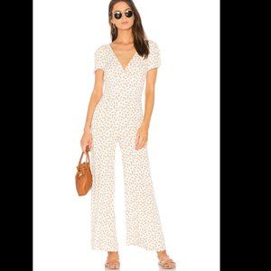 FREE PEOPLE Ivory Mia Wide Leg Jumpsuit